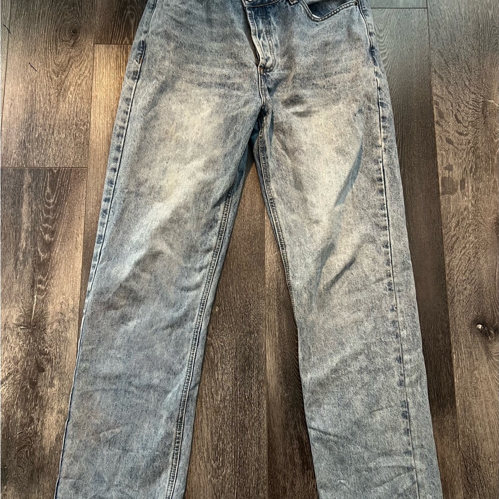 Fashion Nova Gray Straight Jeans Timeless Style